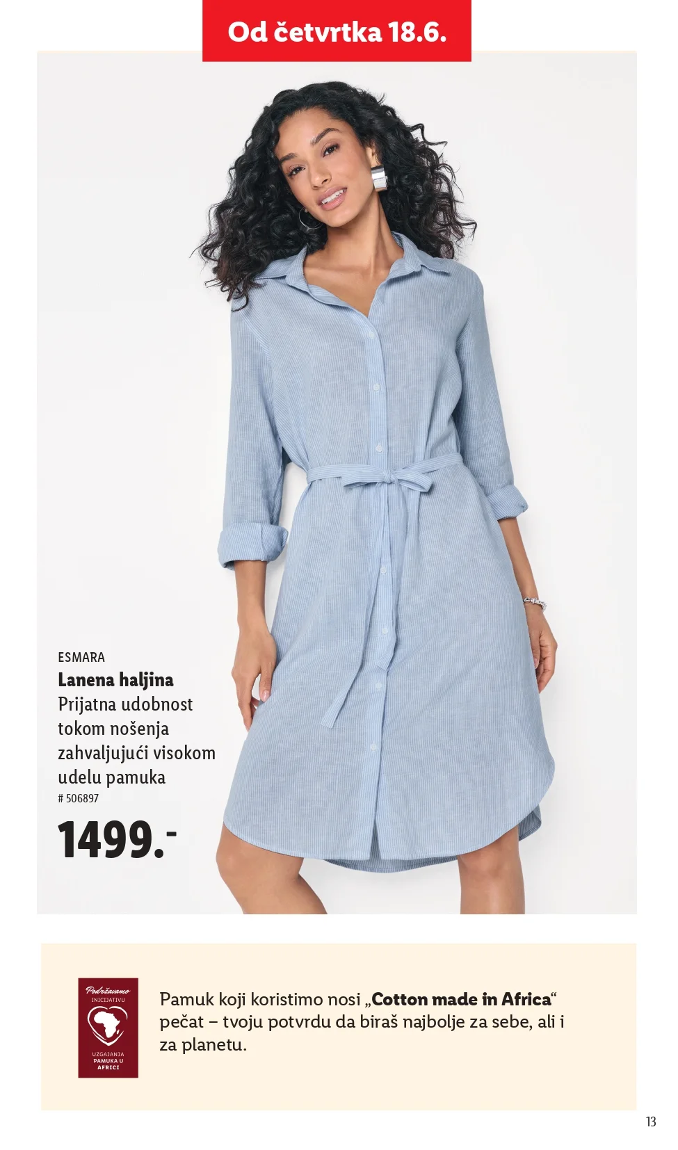 Lidl katalog ESMARA LETNJA MODA maj 2026.