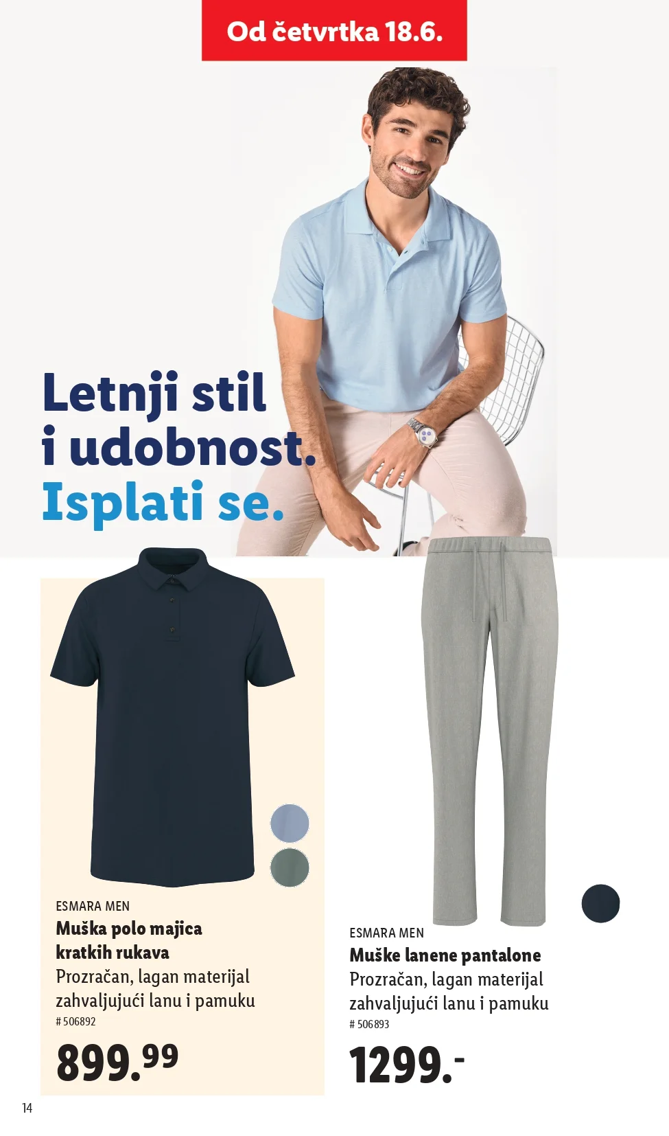 Lidl katalog ESMARA LETNJA MODA maj 2026.