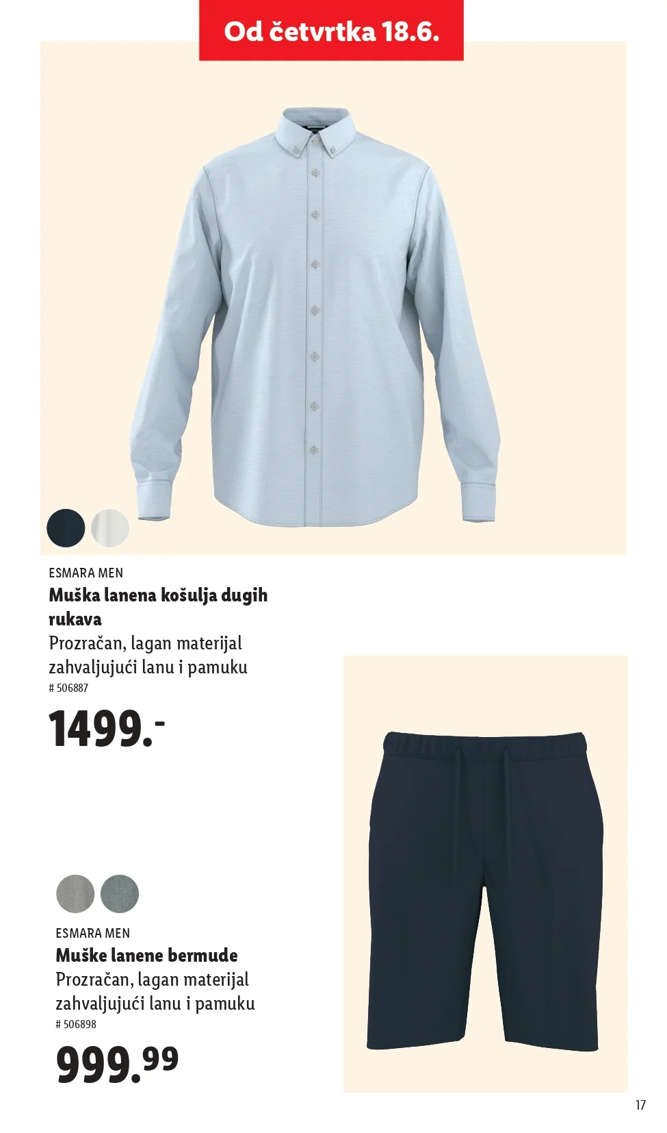 Lidl katalog ESMARA LETNJA MODA maj 2026.