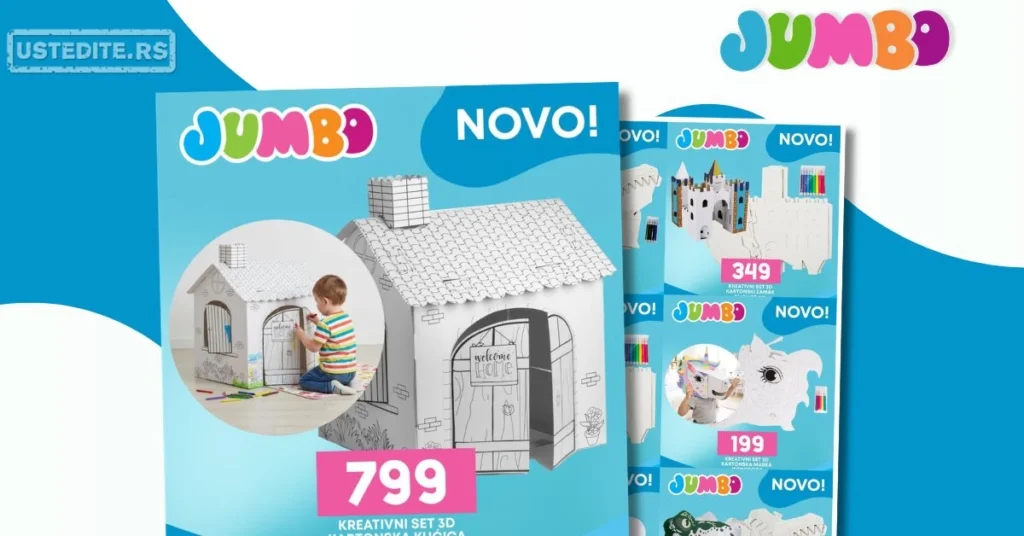Jumbo akcija 3D kreativni setovi - maj 2026.