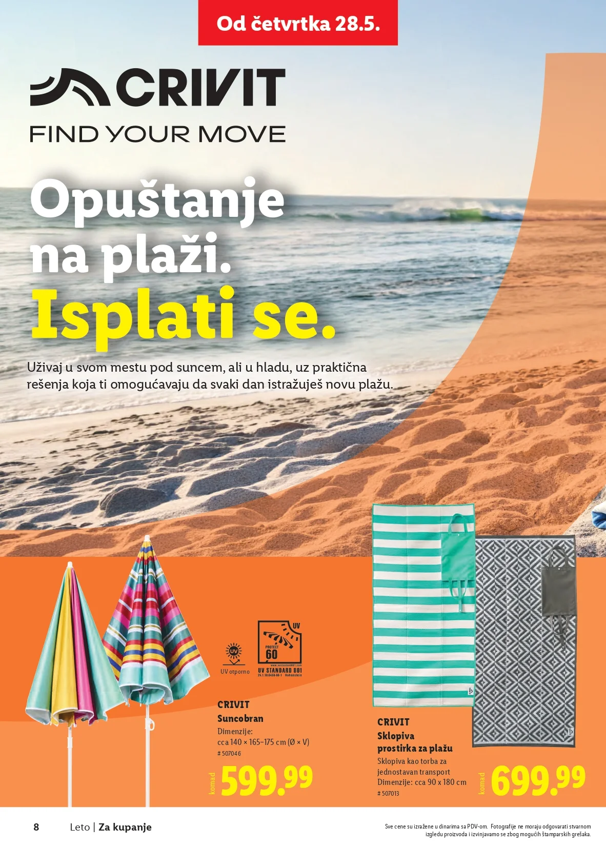 Lidl katalog SVE ZA LETO 2026.