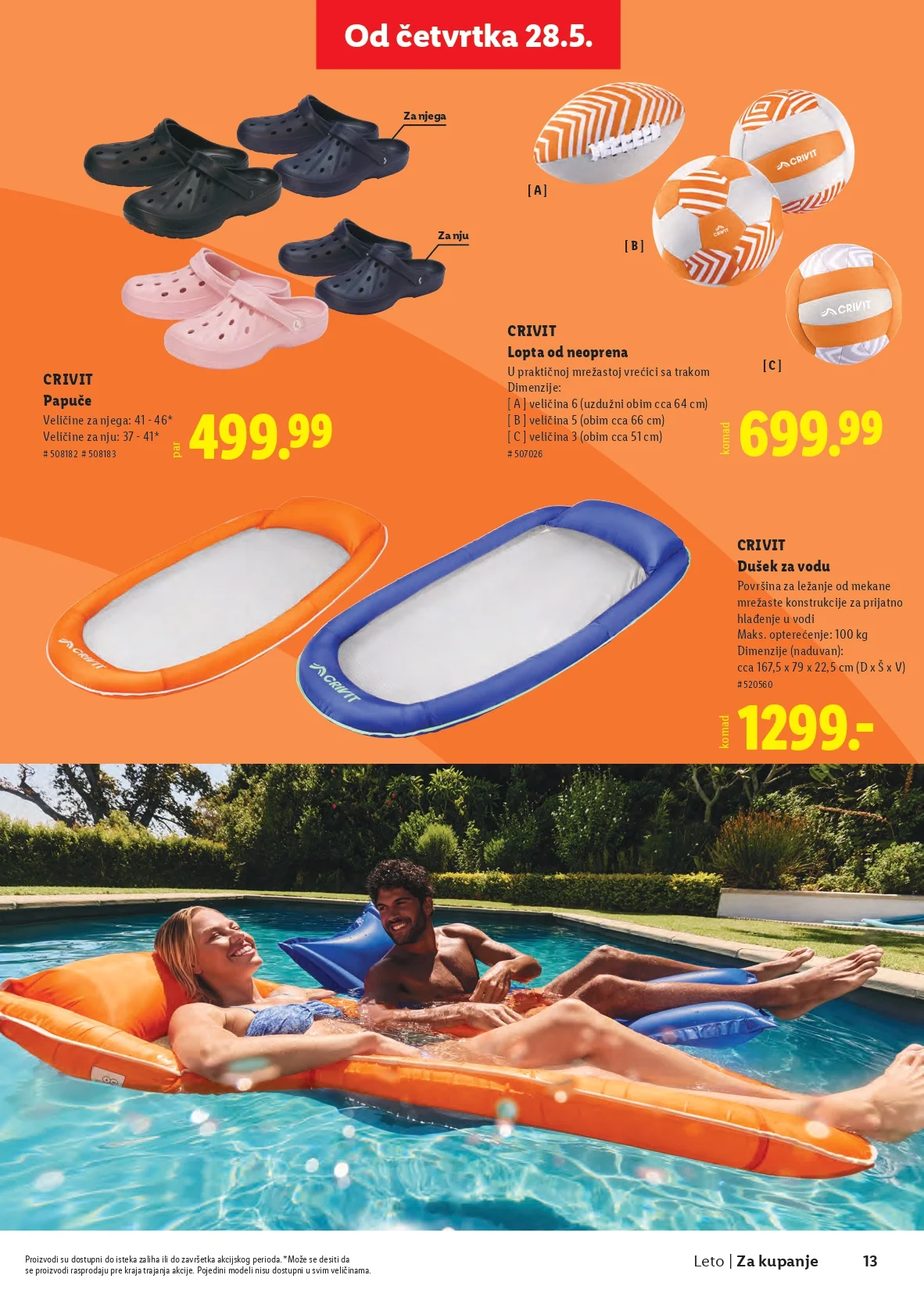 Lidl katalog SVE ZA LETO 2026.