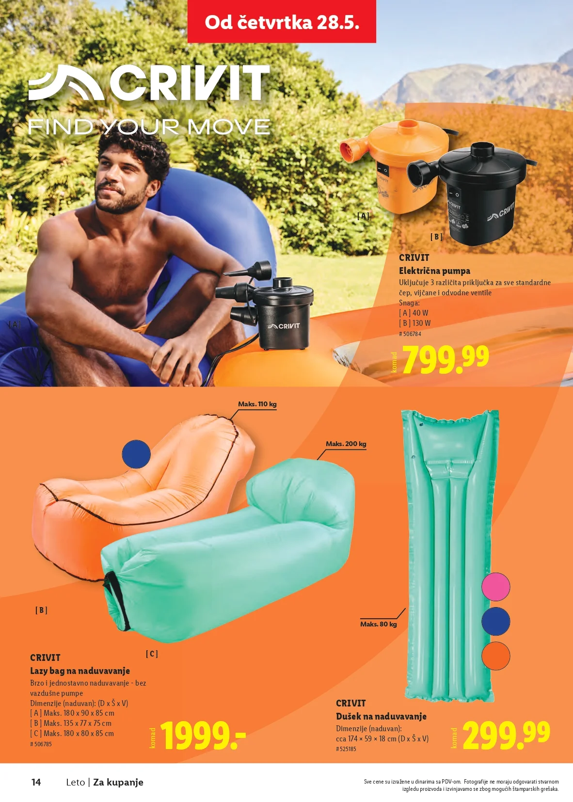 Lidl katalog SVE ZA LETO 2026.