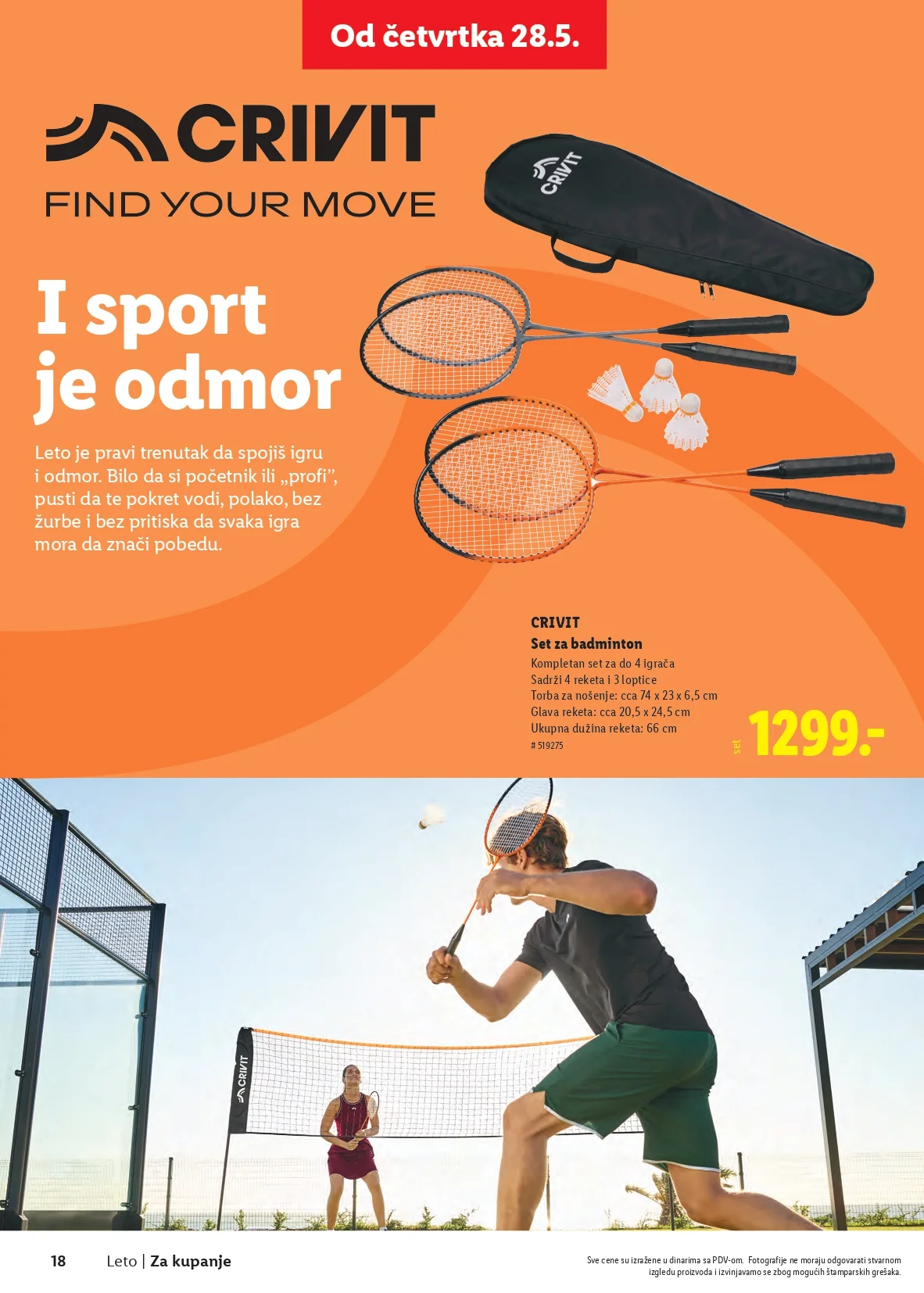 Lidl katalog SVE ZA LETO 2026.