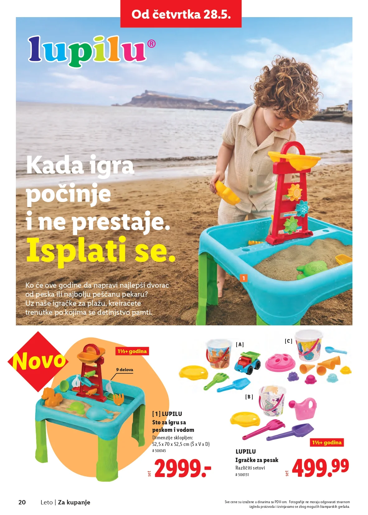 Lidl katalog SVE ZA LETO 2026.