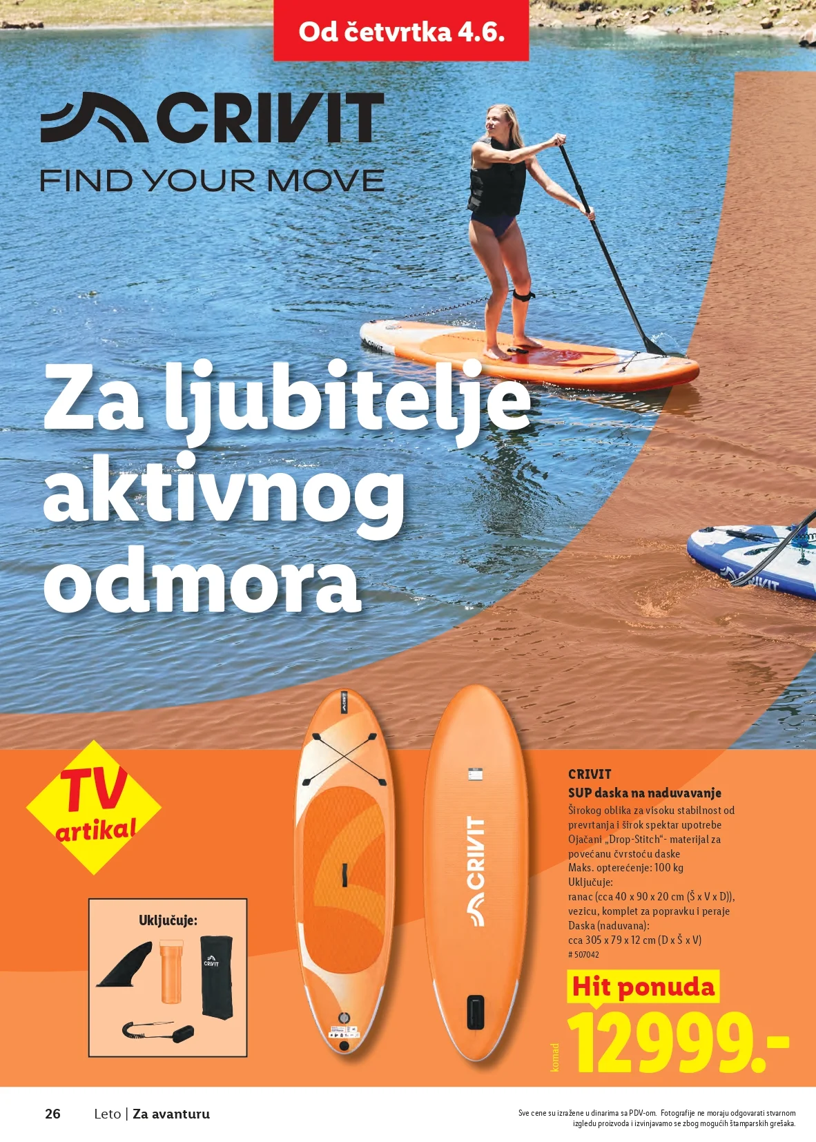 Lidl katalog SVE ZA LETO 2026.
