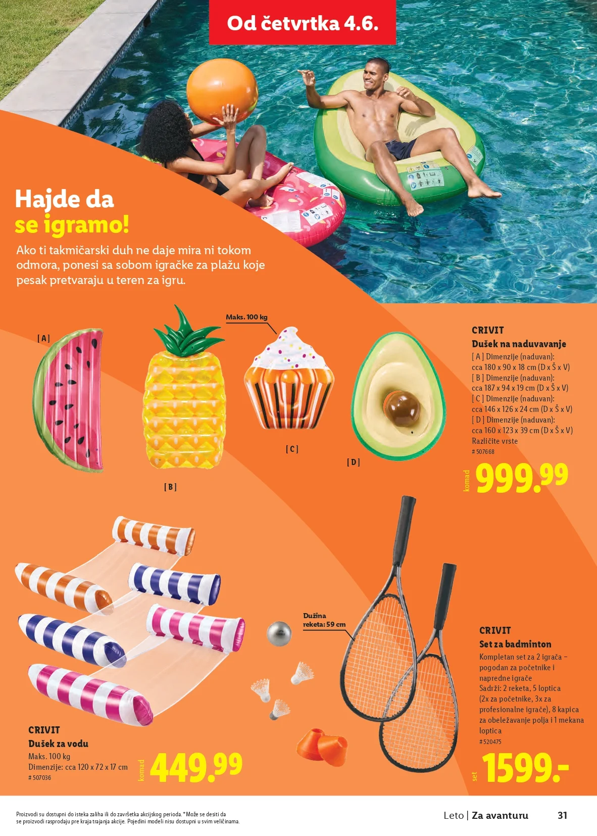 Lidl katalog SVE ZA LETO 2026.