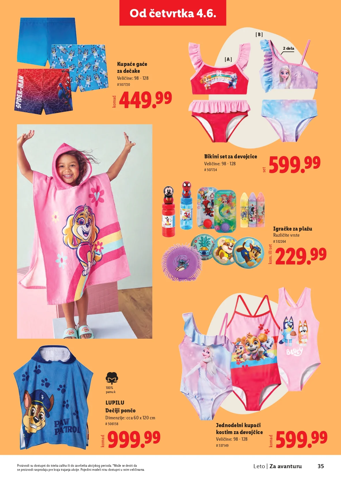 Lidl katalog SVE ZA LETO 2026.