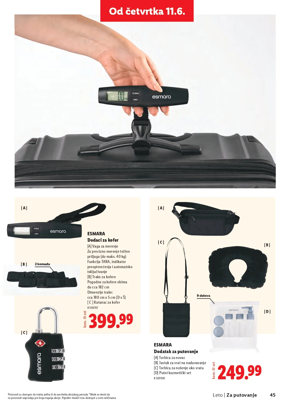 Lidl katalog SVE ZA LETO 2026.