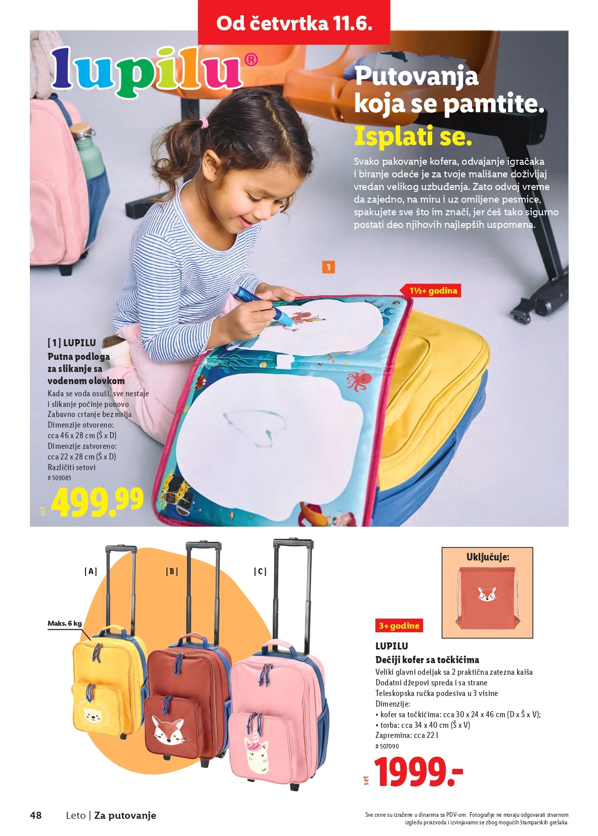 Lidl katalog SVE ZA LETO 2026.