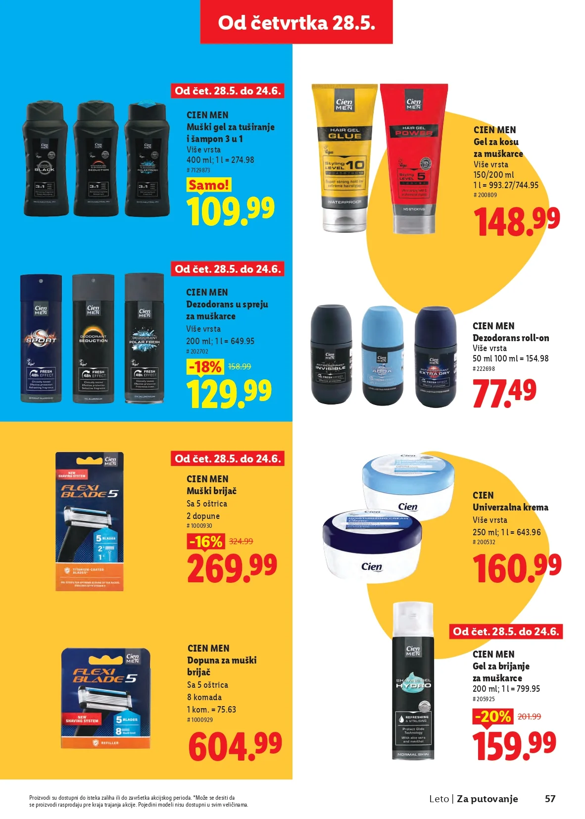 Lidl katalog SVE ZA LETO 2026.
