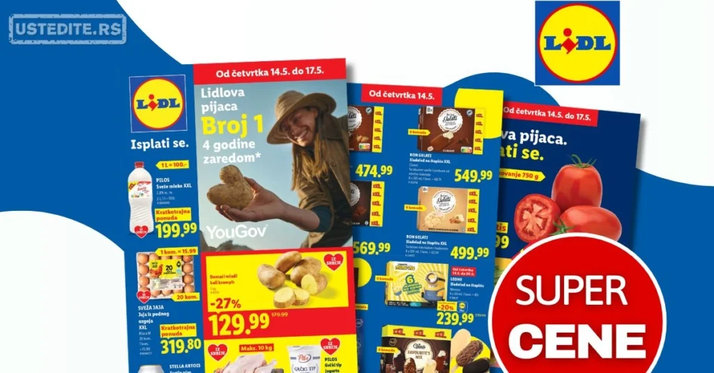 Lidl katalog PREHRANA/NEPREHRANA 14-20.5.2026.