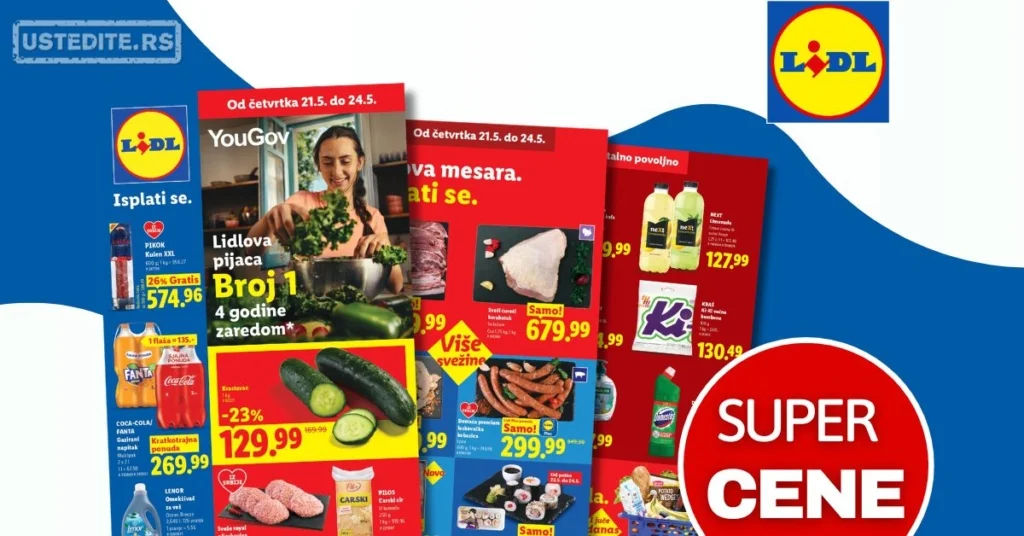 Lidl katalog PREHRANA/NEPREHRANA 21-27.5.2026.