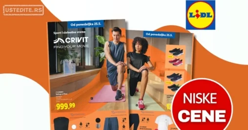 Lidl katalog SPORT I SLOBODNO VREME 25-27.5.2026.
