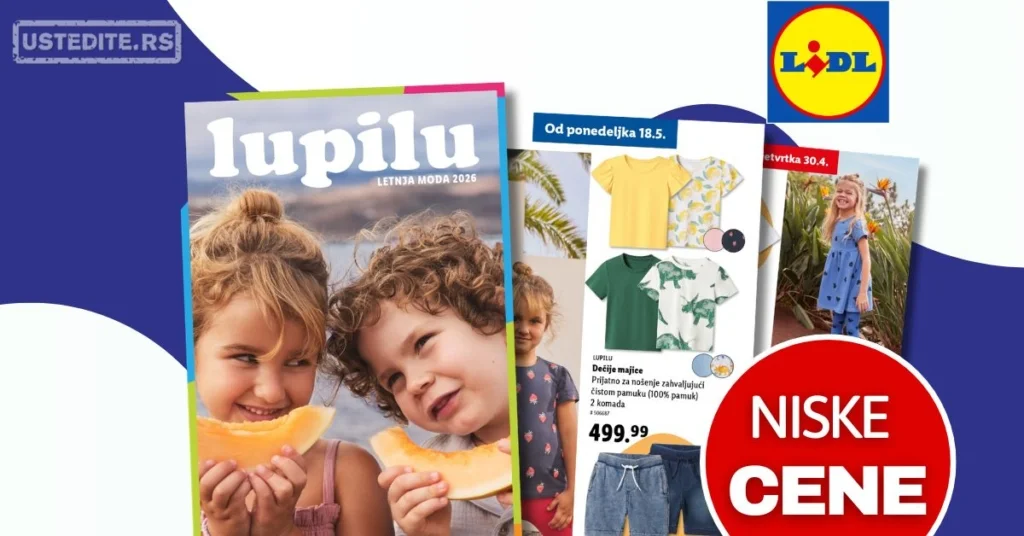 Lidl katalog LETNJA MODA maj 2026.