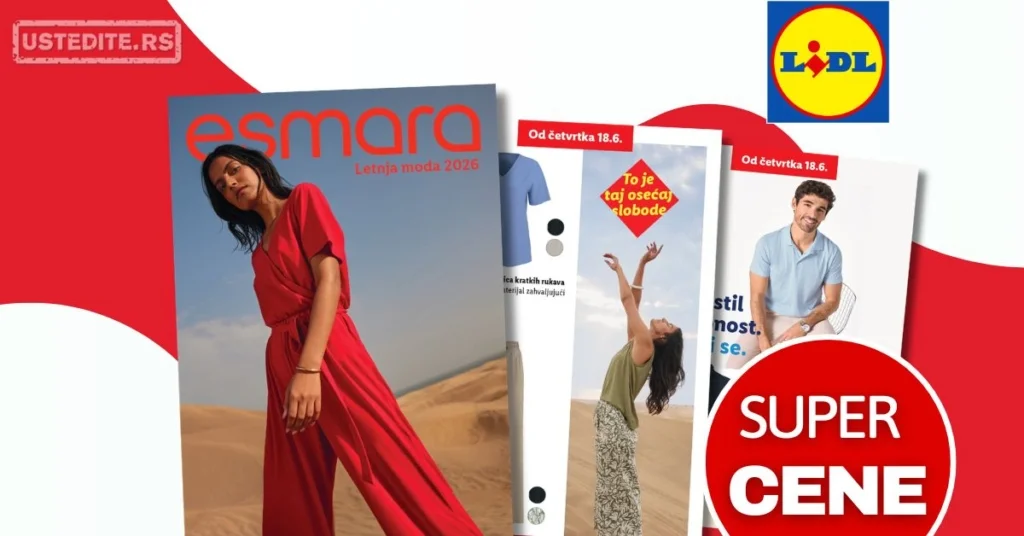 Lidl katalog ESMARA LETNJA MODA 2026.