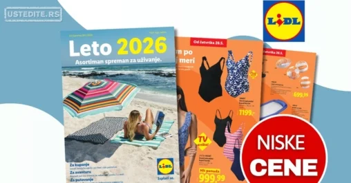 Lidl katalog SVE ZA LETO 2026.