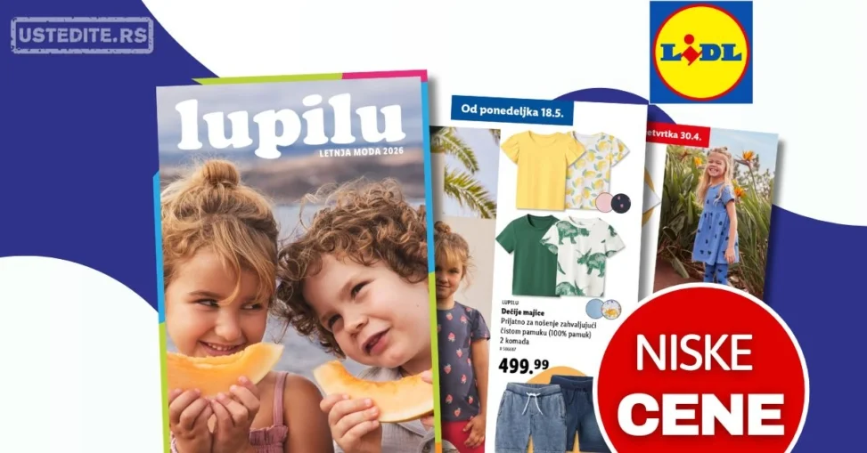 Lidl katalog LETNJA MODA maj 2026.
