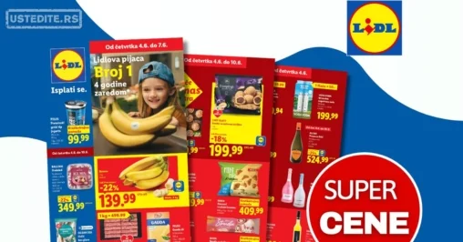 Lidl katalog PREHRANA/NEPREHRANA 4-10.6.2026.
