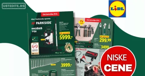 Lidl katalog URADI SAM 21-27.5.2026.