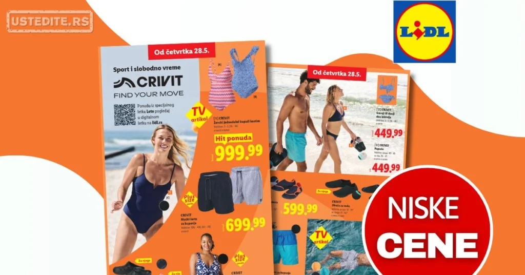 Lidl katalog SPORT I SLOBODNO VREME 28.5-3.6.2026.