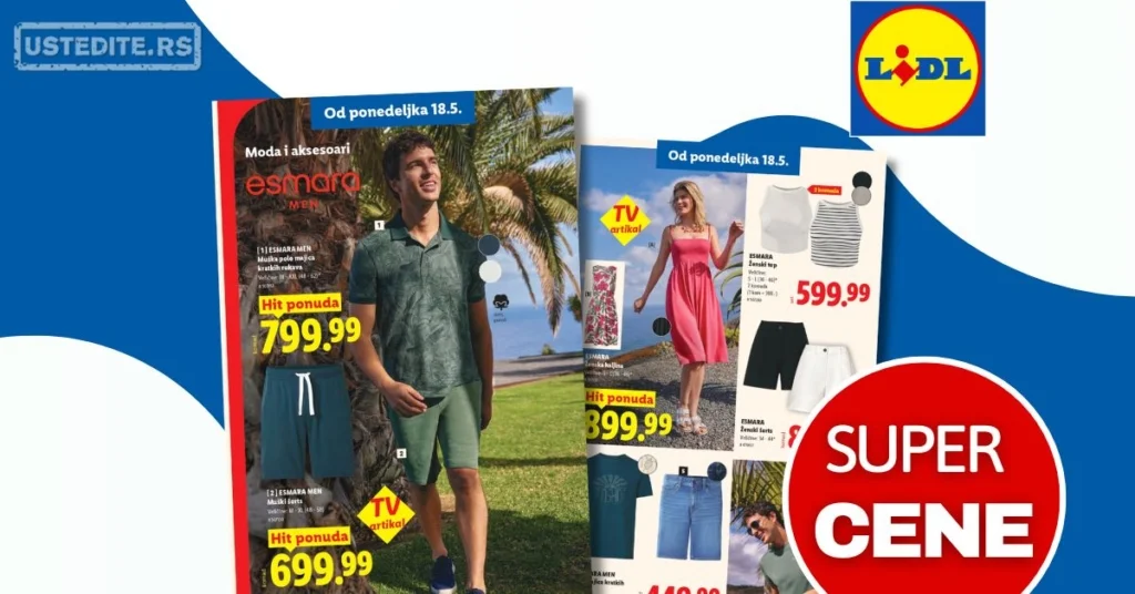 Lidl katalog ODEĆA I OBUĆA 18-20.5.2026.