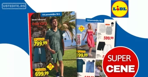 Lidl katalog ODEĆA I OBUĆA 18-20.5.2026.