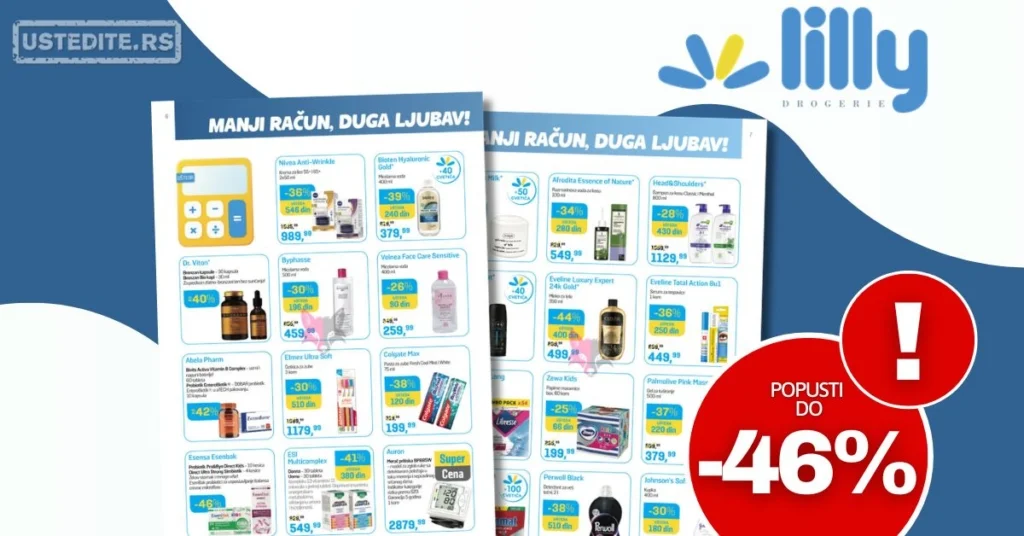 Lilly katalog MANJI RAČUN/DUGA LJUBAV 1-31.5.2026.