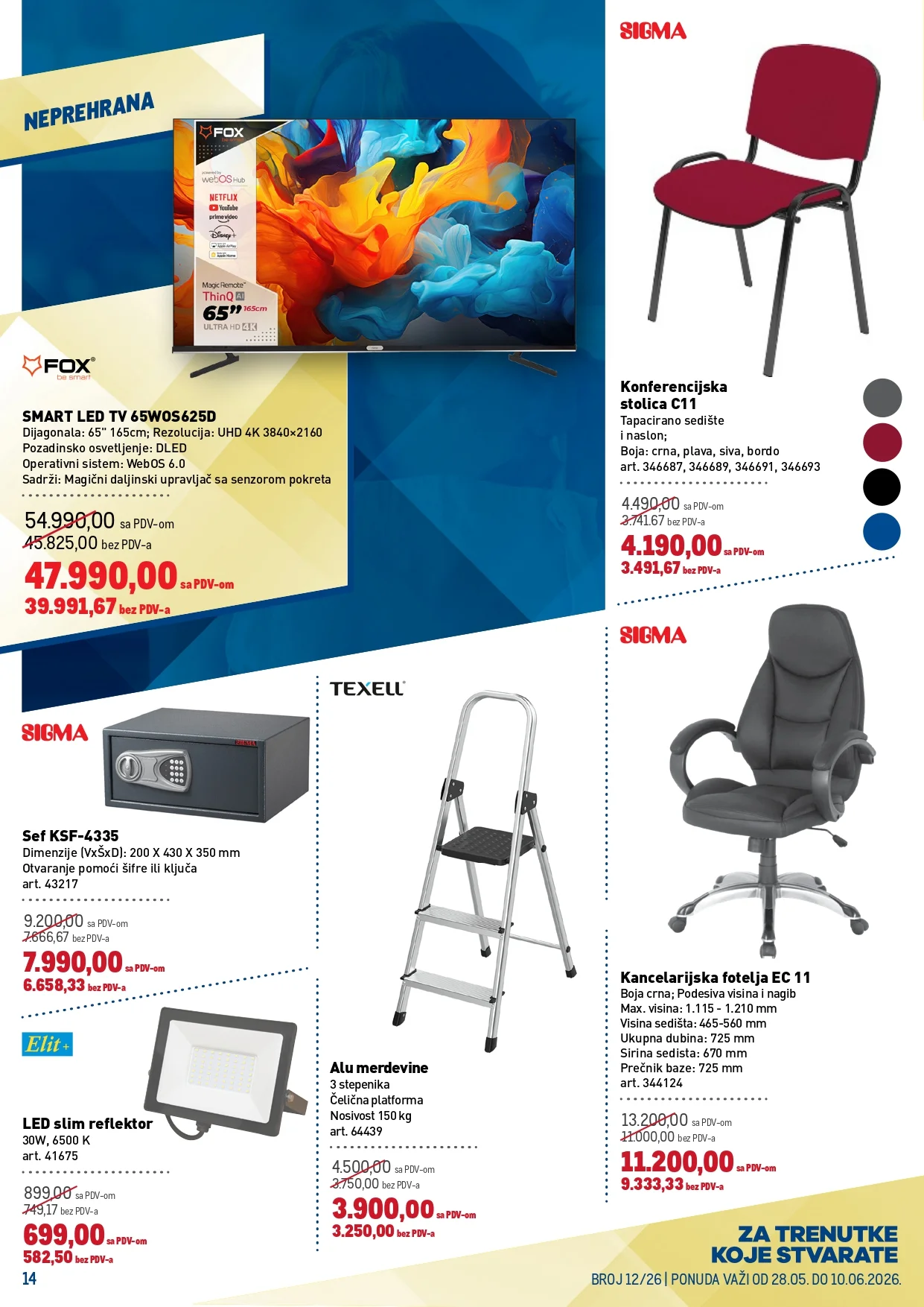 Metro katalog PREHRANA/NEPREHRANA 28.5-10.6.2026.