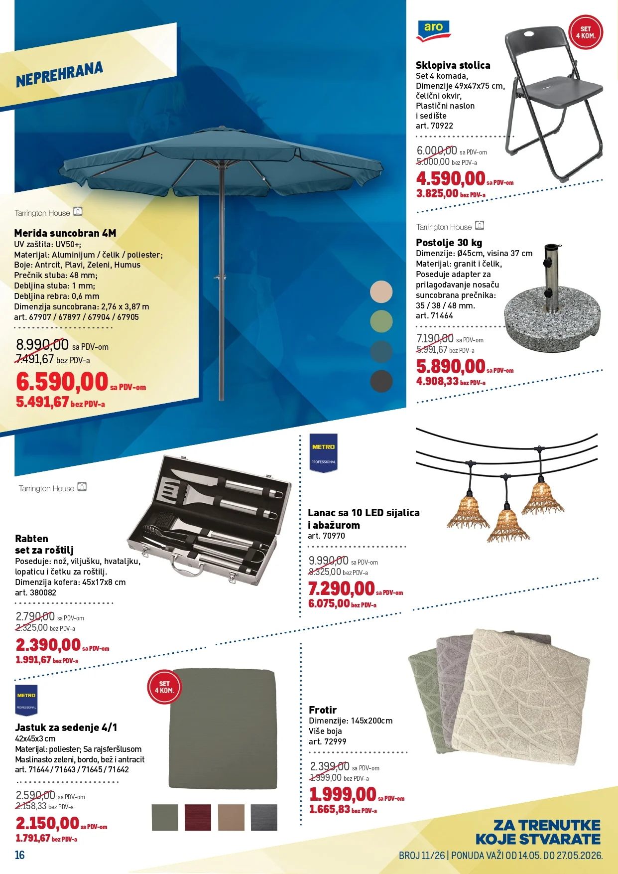 Metro katalog PREHRANA/NEPREHRANA 14-27.5.2026.