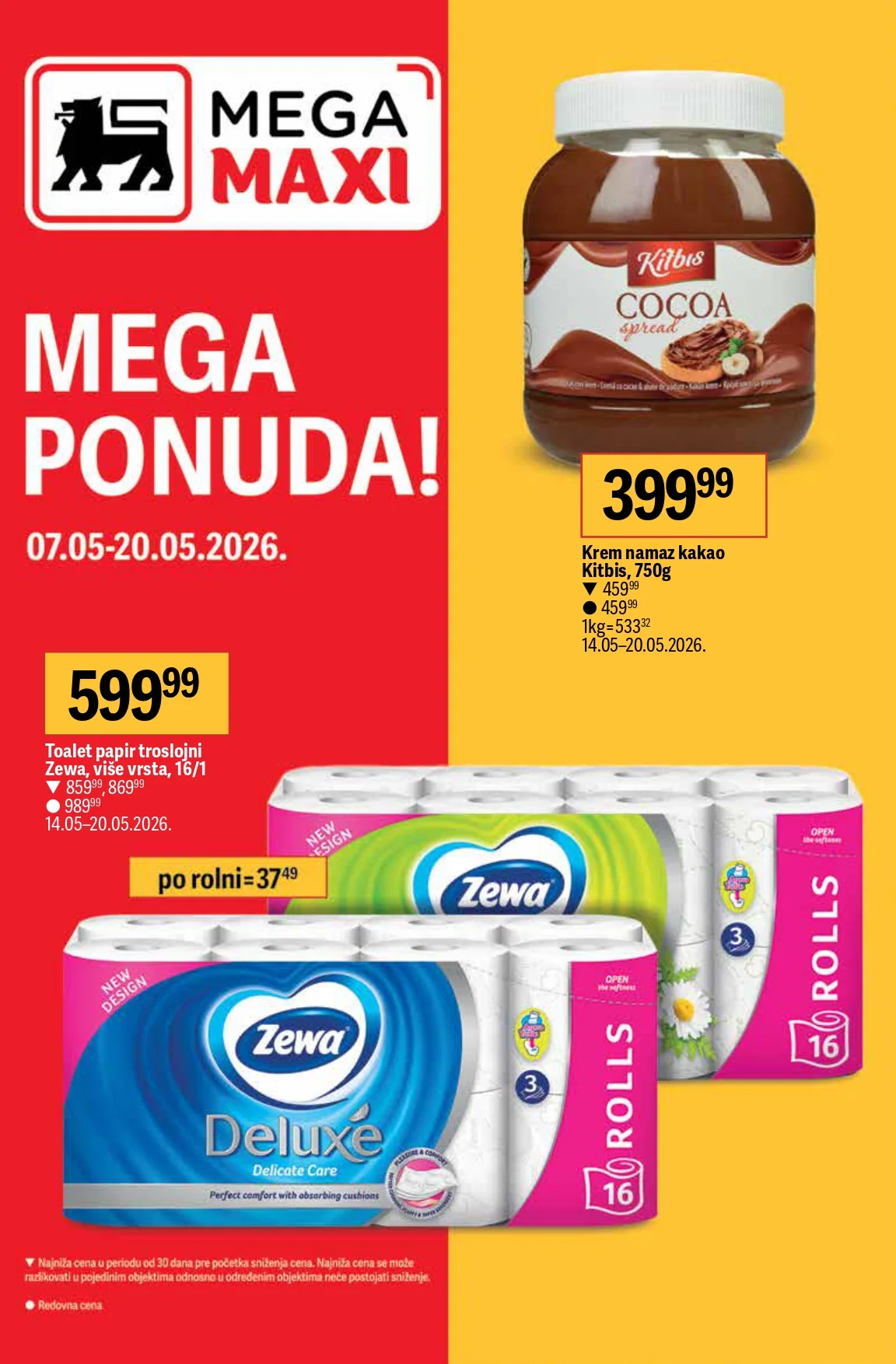 Mega Maxi katalog - sniženje do 20.5.2026.
