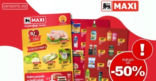 Maxi katalog - sniženje do 13.5.2026.