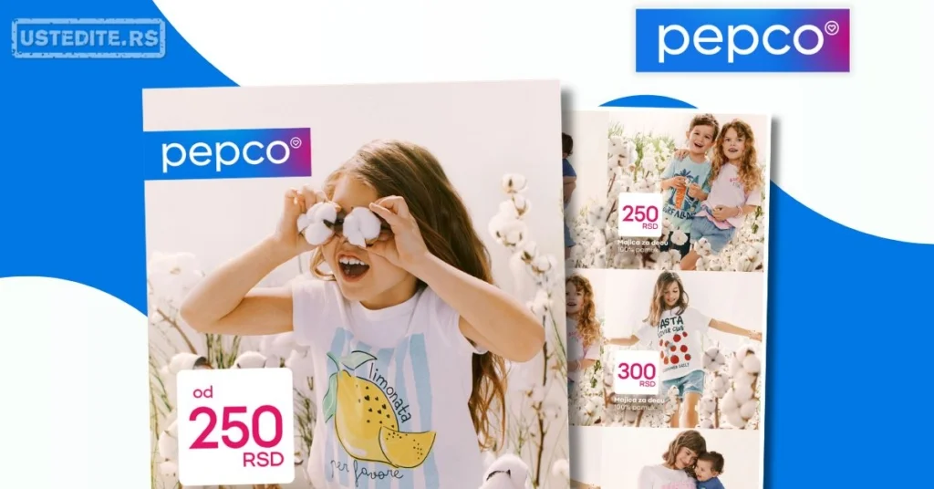 Pepco akcija PAMUČNE MAJICE maj 2026.