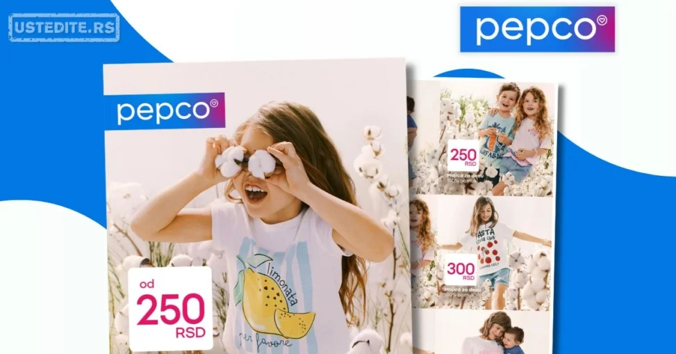 Pepco akcija PAMUČNE MAJICE maj 2026.