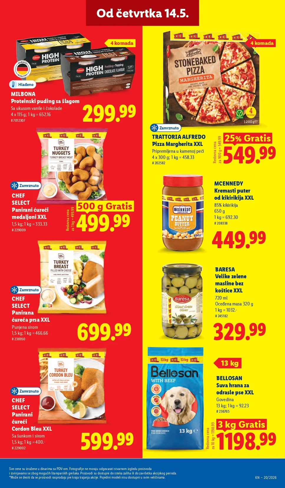 Lidl katalog PREHRANA/NEPREHRANA 14-20.5.2026.