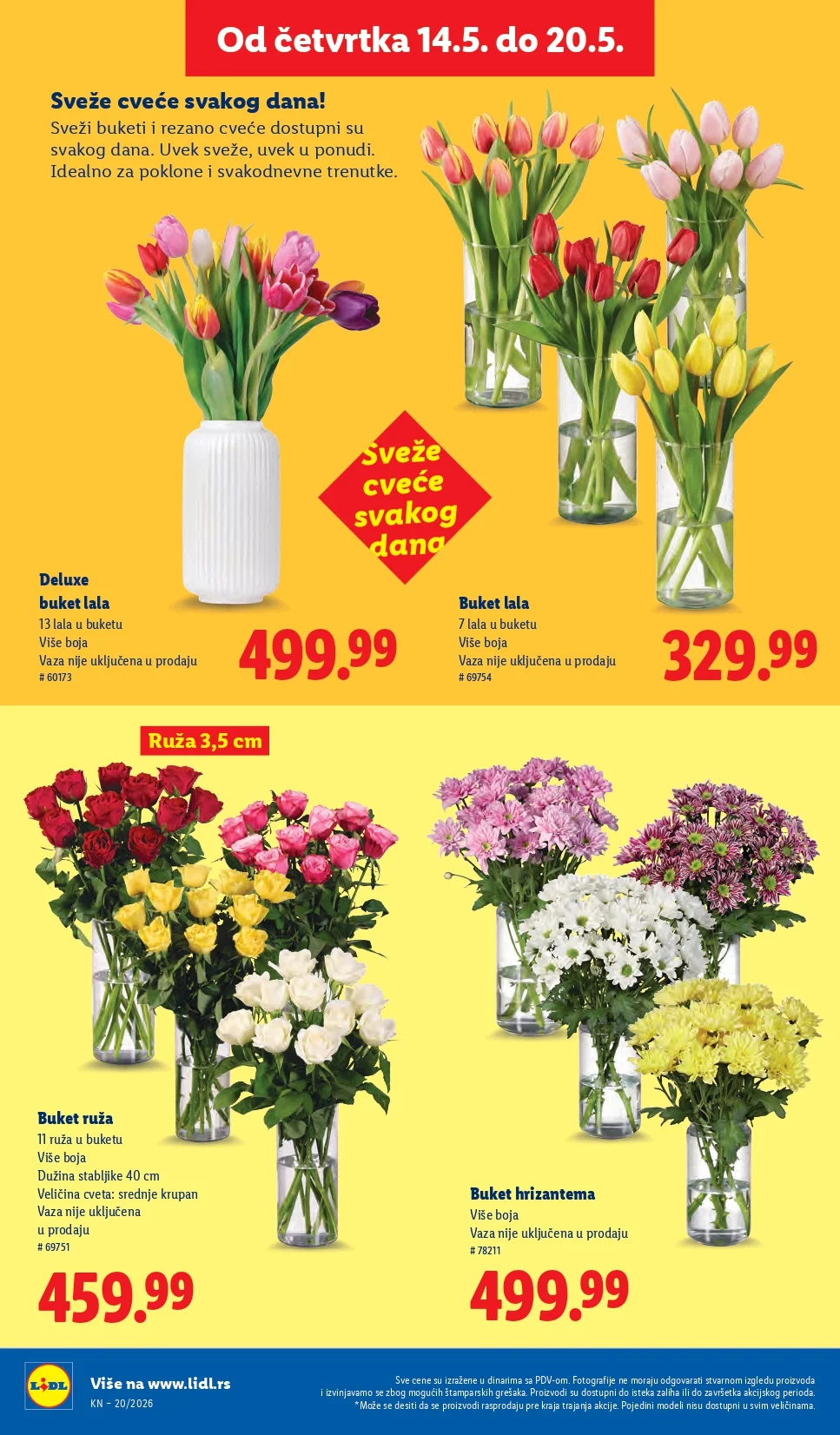 Lidl katalog PREHRANA/NEPREHRANA 14-20.5.2026.