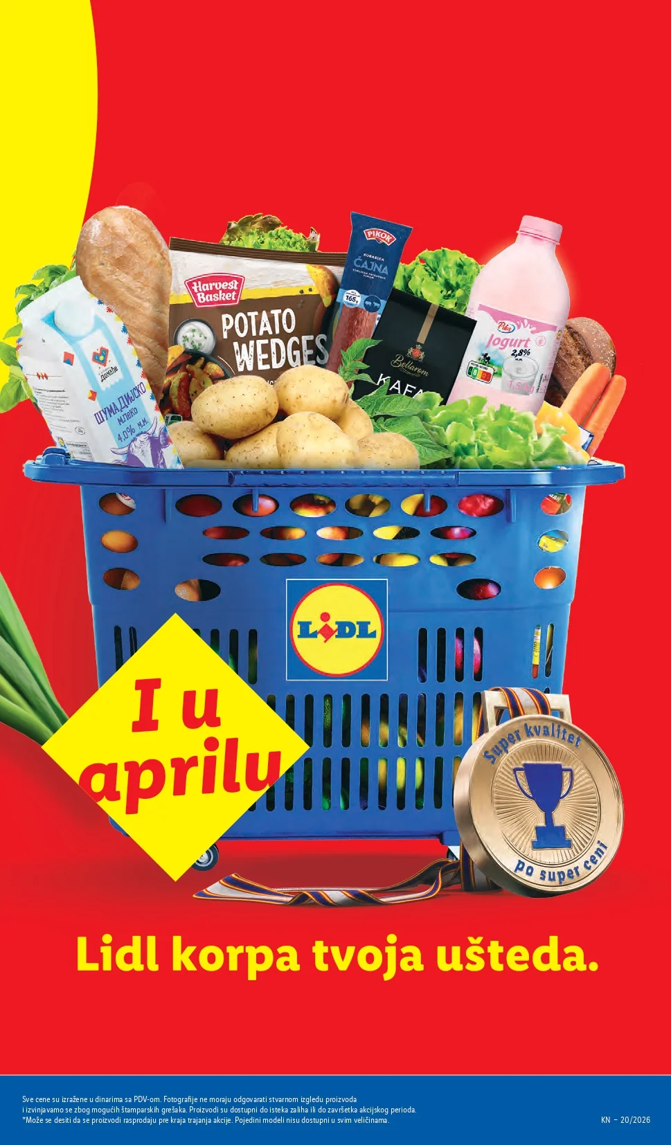 Lidl katalog PREHRANA/NEPREHRANA 14-20.5.2026.