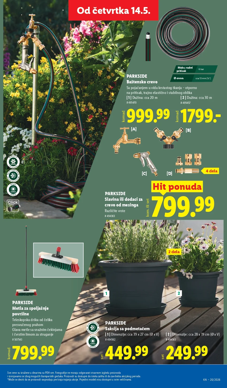 Lidl katalog PREHRANA/NEPREHRANA 14-20.5.2026.
