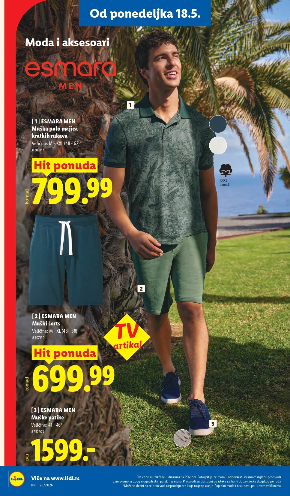 Lidl katalog PREHRANA/NEPREHRANA 14-20.5.2026.