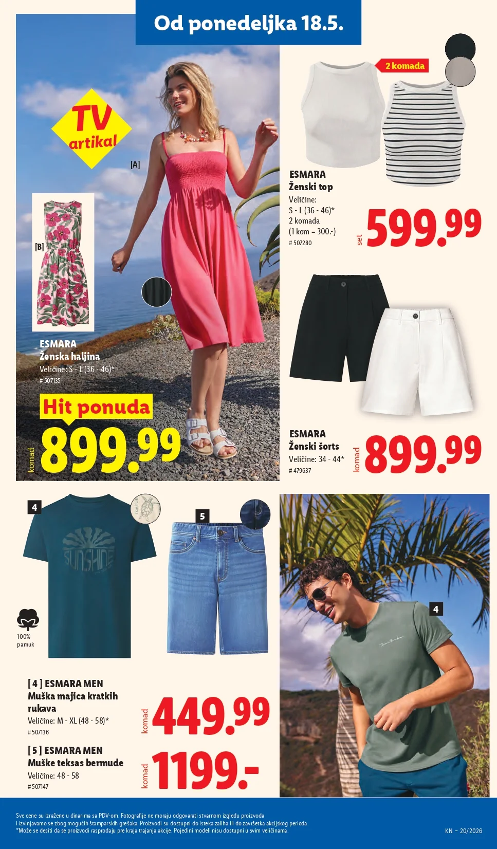 Lidl katalog PREHRANA/NEPREHRANA 14-20.5.2026.