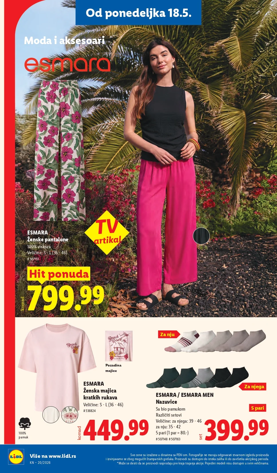 Lidl katalog PREHRANA/NEPREHRANA 14-20.5.2026.