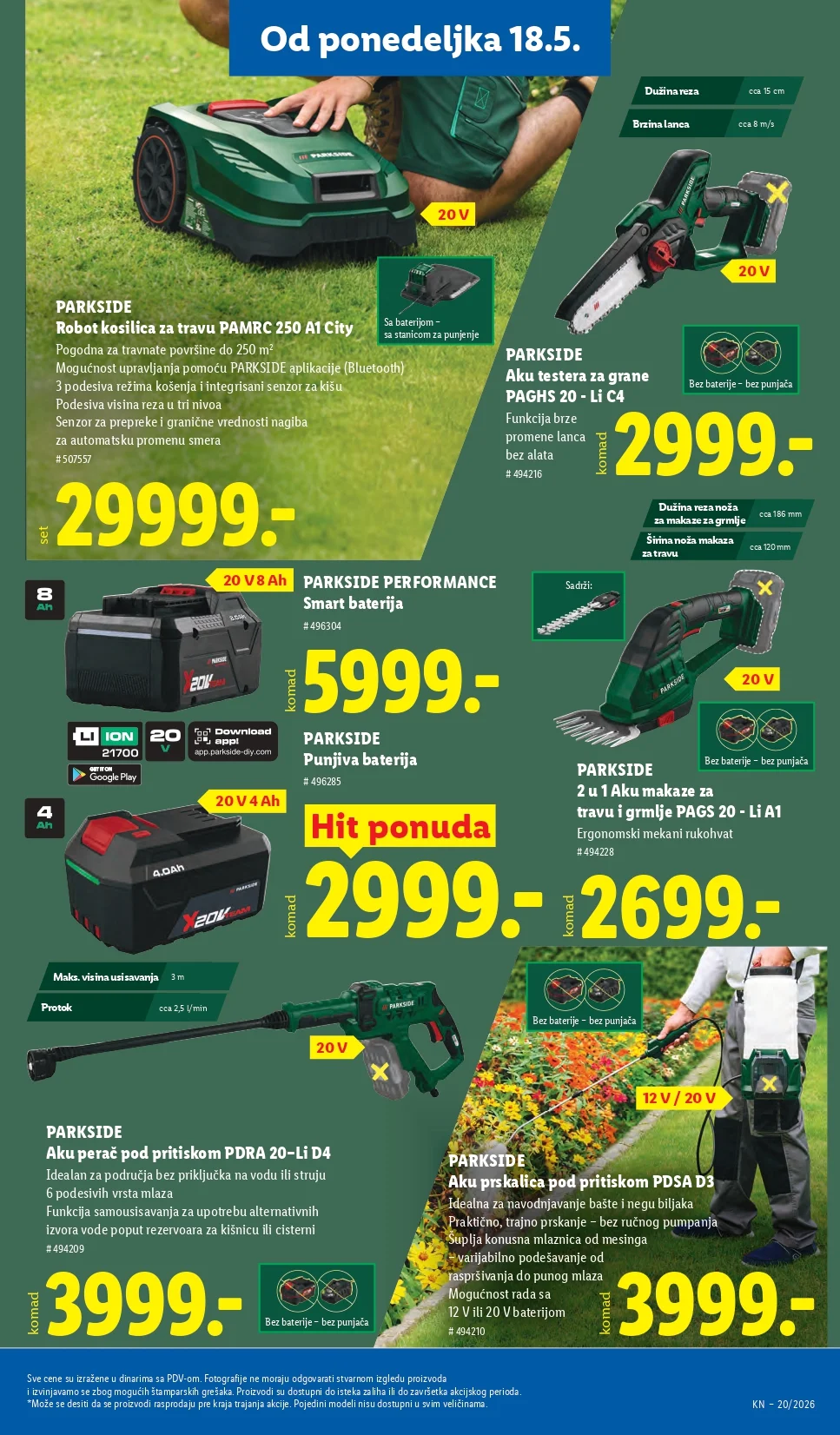 Lidl katalog PREHRANA/NEPREHRANA 14-20.5.2026.