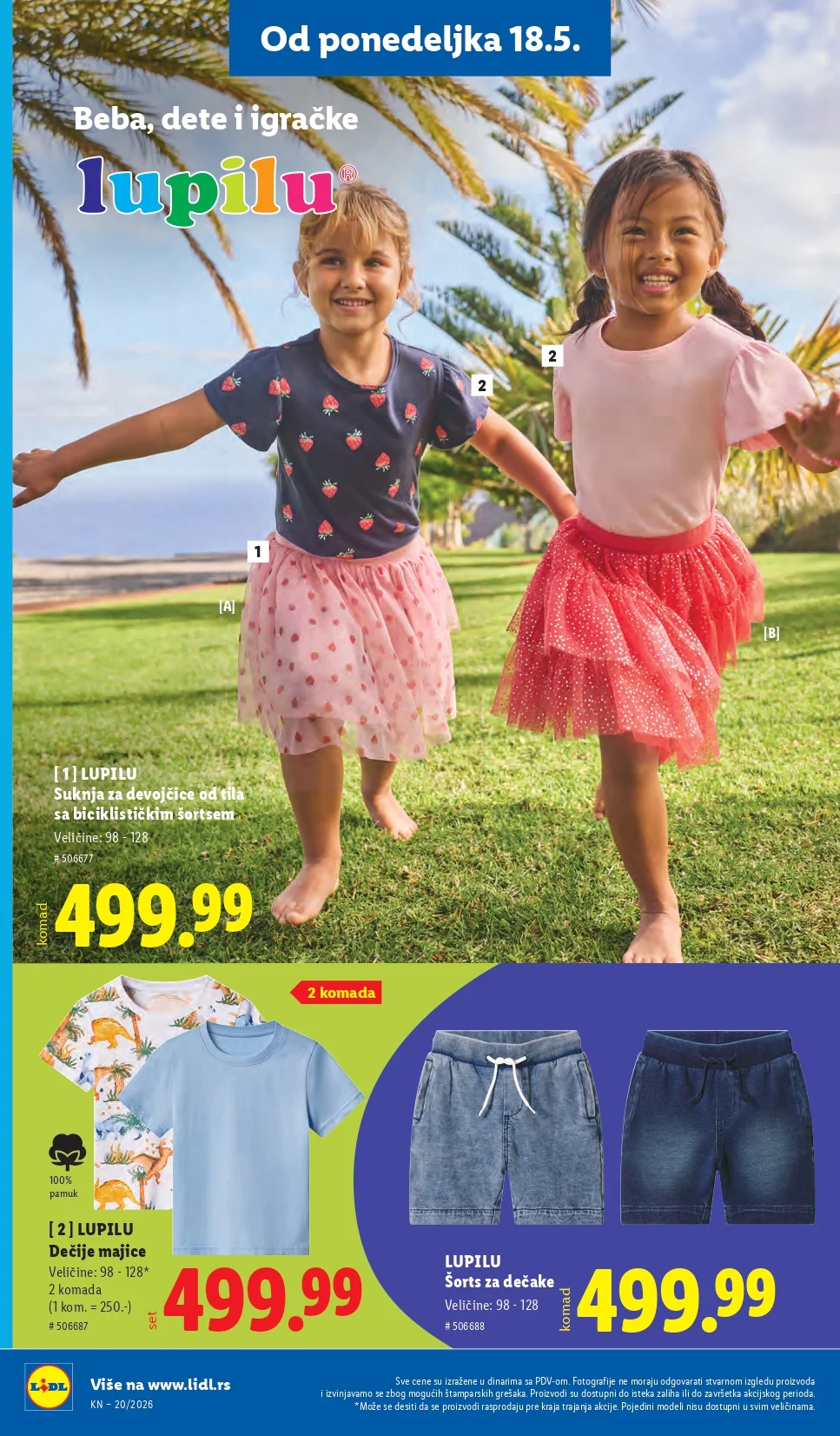 Lidl katalog PREHRANA/NEPREHRANA 14-20.5.2026.