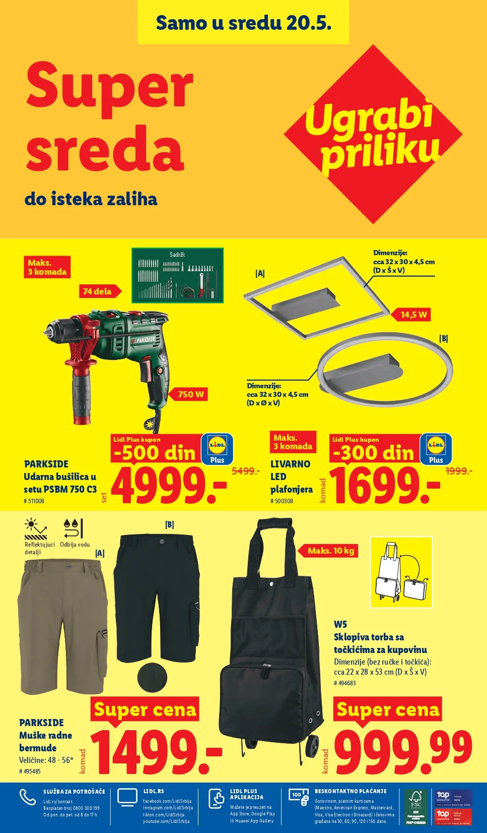 Lidl katalog PREHRANA/NEPREHRANA 14-20.5.2026.