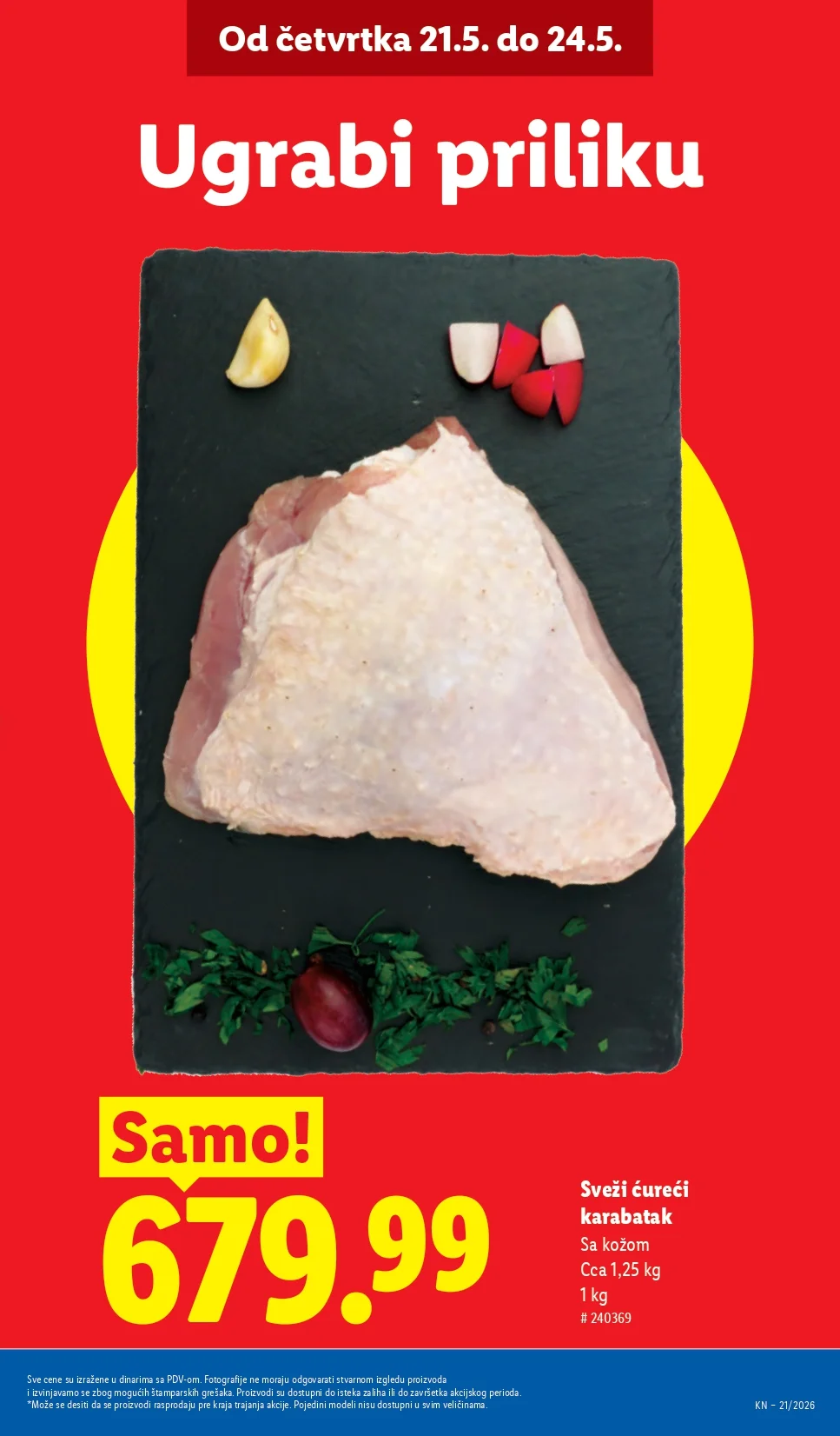 Lidl katalog PREHRANA/NEPREHRANA 21-27.5.2026.