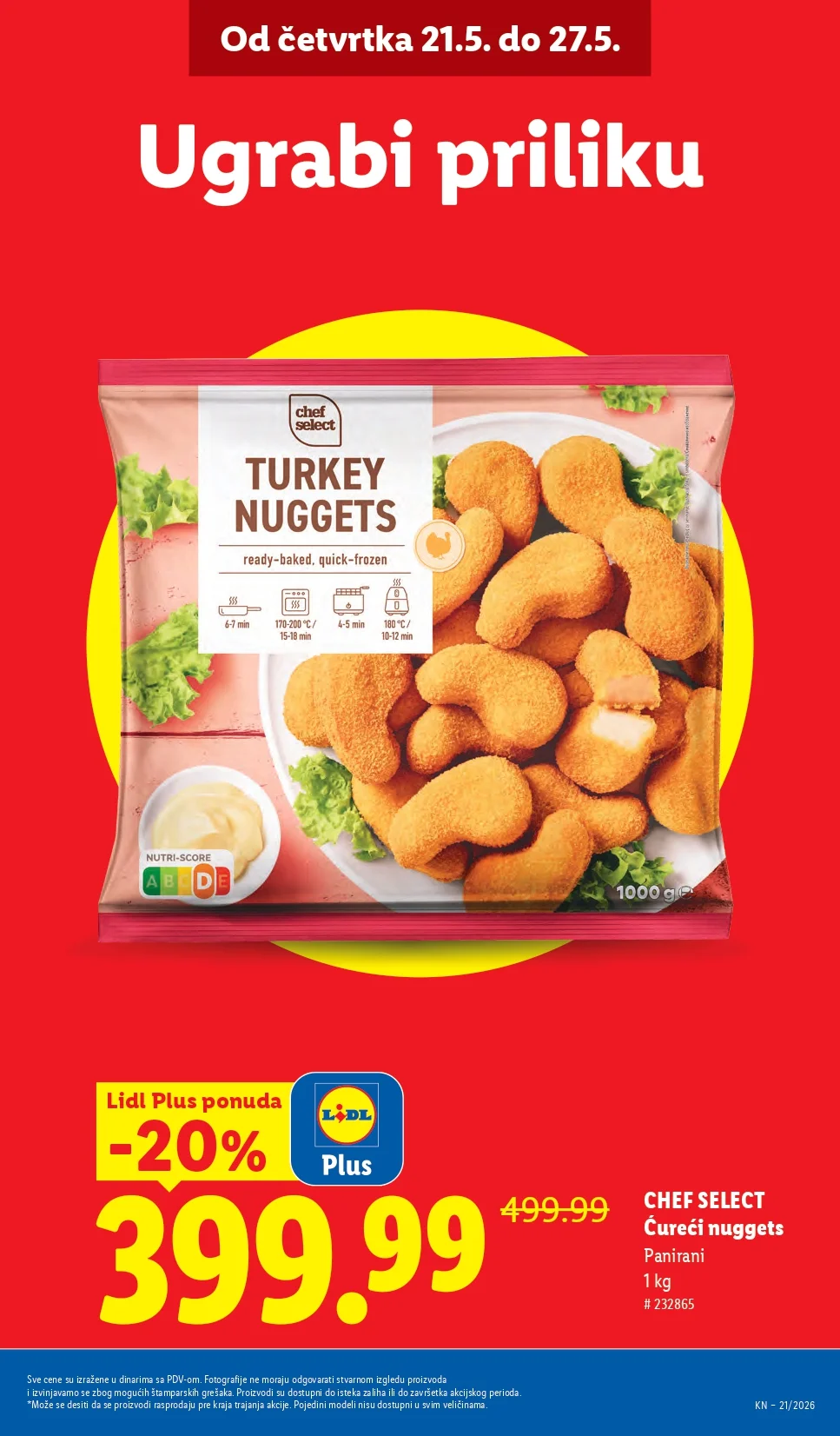 Lidl katalog PREHRANA/NEPREHRANA 21-27.5.2026.