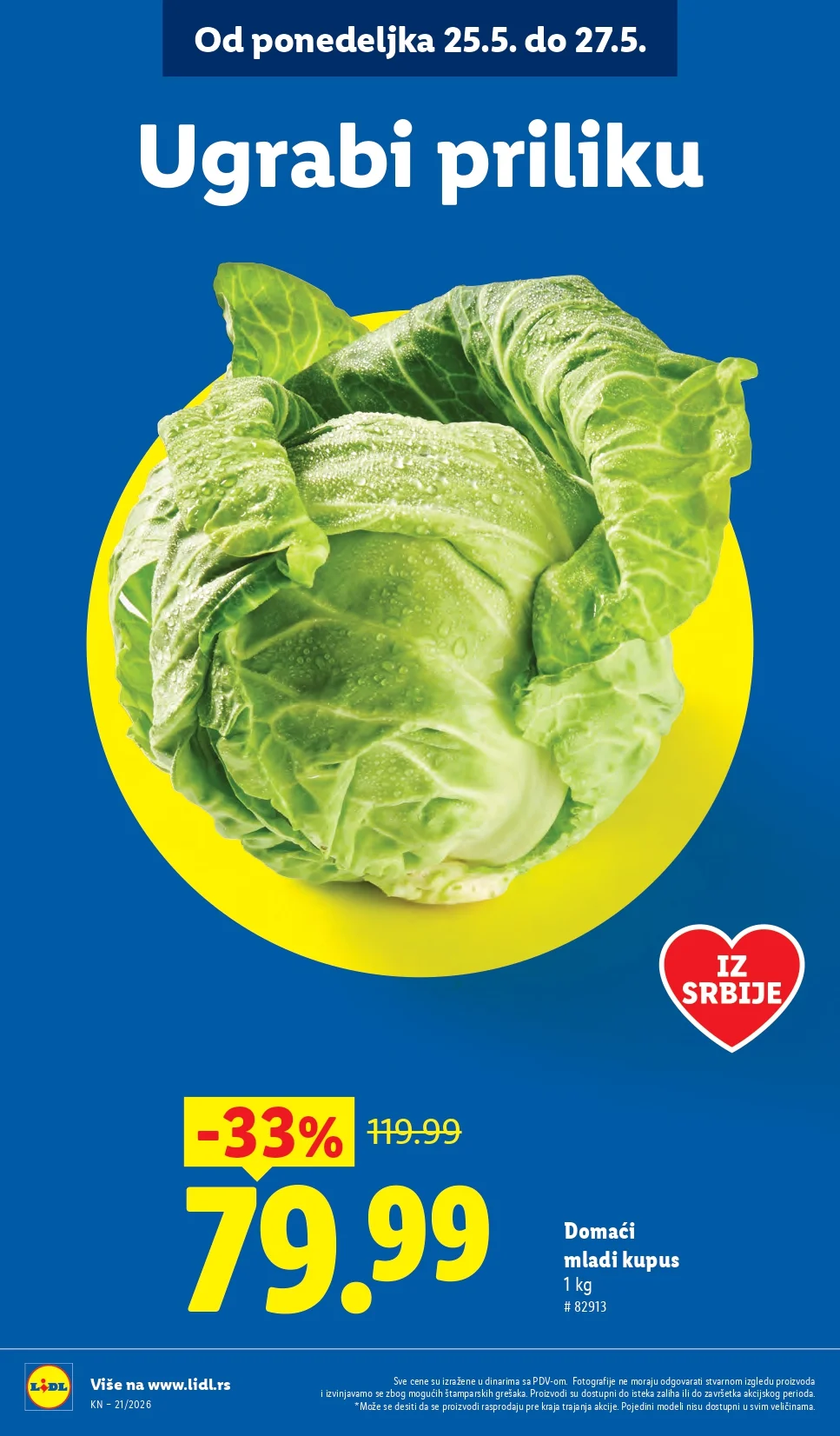Lidl katalog PREHRANA/NEPREHRANA 21-27.5.2026.
