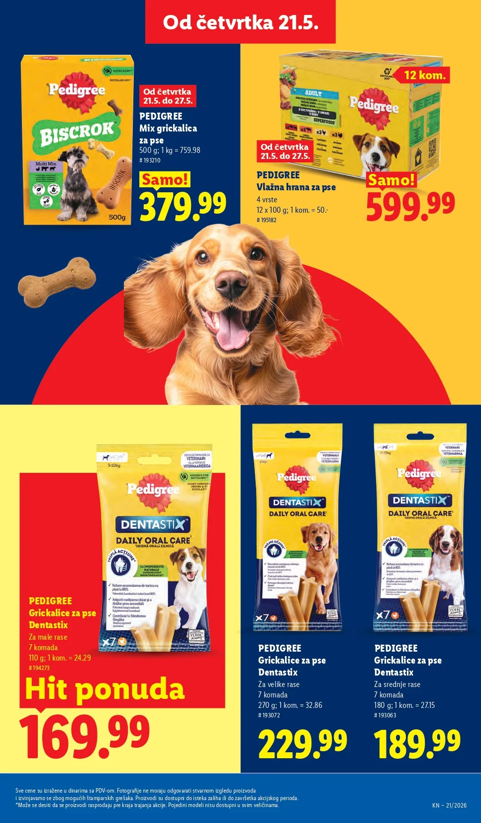Lidl katalog PREHRANA/NEPREHRANA 21-27.5.2026.