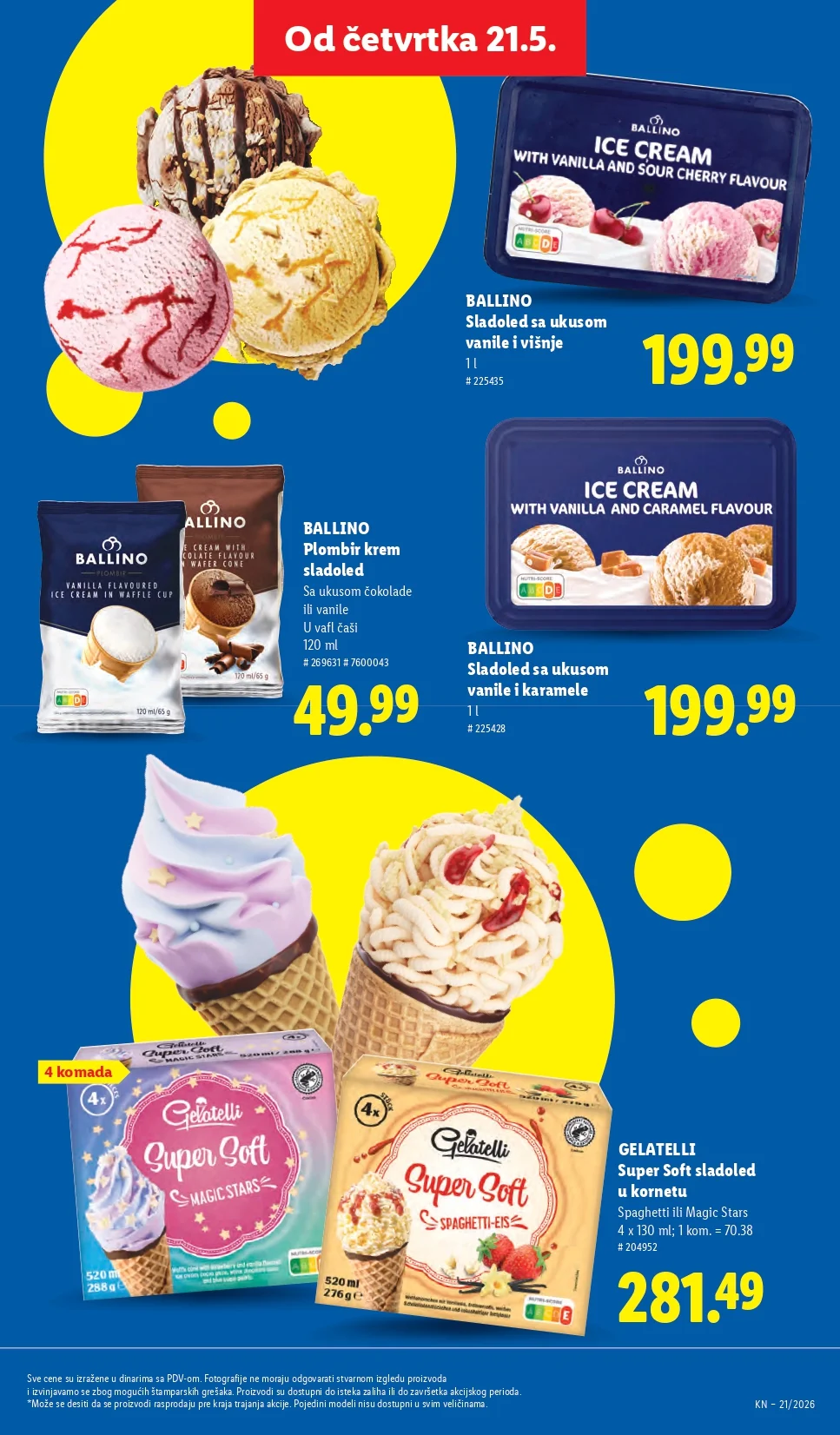 Lidl katalog PREHRANA/NEPREHRANA 21-27.5.2026.