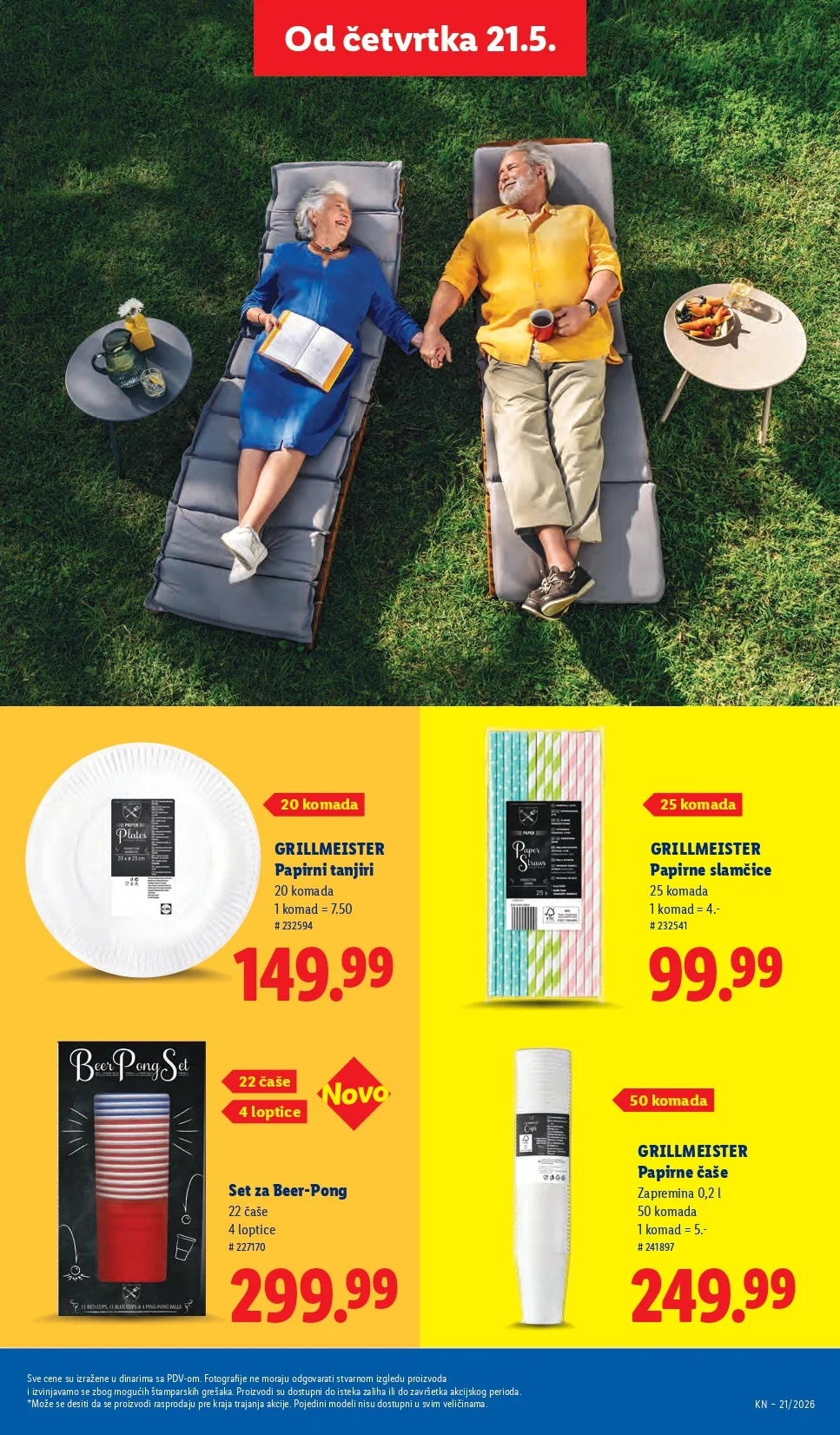 Lidl katalog PREHRANA/NEPREHRANA 21-27.5.2026.
